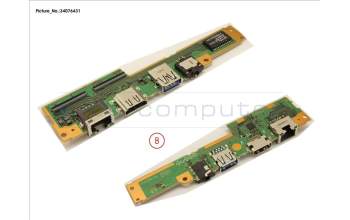 Fujitsu SUB BOARD, AUDIO/USB/LAN para Fujitsu LifeBook E5410