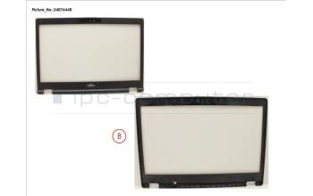 Fujitsu LCD FRONT COVER (FOR HELLO CAM) para Fujitsu LifeBook E5410