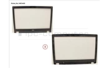 Fujitsu LCD FRONT COVER (HD, FOR RGB CAM) para Fujitsu LifeBook E5510