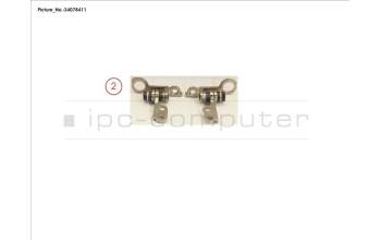 Fujitsu CP802654-XX HINGE SET LEFT/RIGHT (TOUCH)