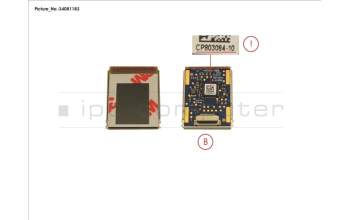 Fujitsu CP803084-XX SUB BOARD, FINGERPRINT