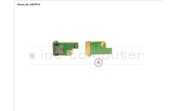Fujitsu CP809801-XX SUB BOARD, SIM CARD