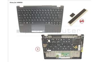 Fujitsu CP816682-XX UPPER ASSY INCL. KB GERMAN