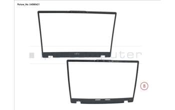 Fujitsu CP818119-XX LCD FRONT COVER EVO (W/ HELLO CAM)