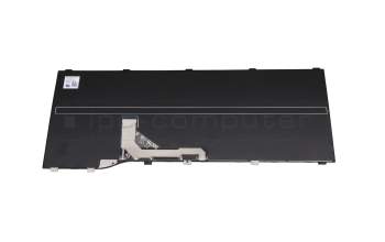 CP822356-XX teclado original Fujitsu DE (alemán) negro/plateado