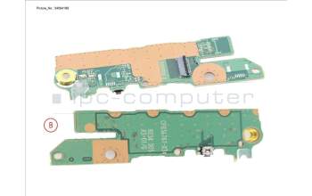 Fujitsu CP842426-XX SUB BOARD, POWER BUTTON NON SECURITY