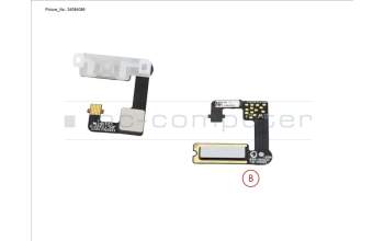 Fujitsu CP846734-XX SUB BOARD, FINGERPRINT SILVER