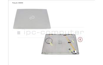 Fujitsu CP847236-XX LCD BACK COVER ASSY (W/ HELLO)