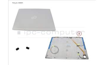 Fujitsu CP847567-XX LCD BACK COVER ASSY NON - TOUCH W/ RGB