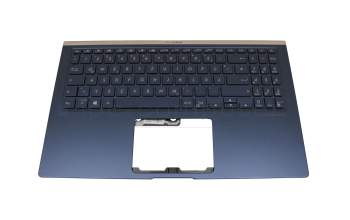 CQ9C04IRK teclado incl. topcase original Asus DE (alemán) azul/azul con retroiluminacion