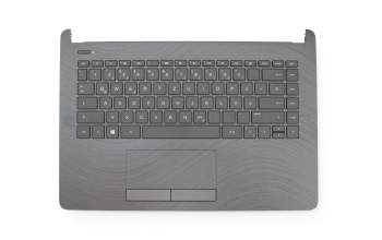 CT:BGJXV3ALK74FKR teclado incl. topcase original HP DE (alemán) negro/negro wave
