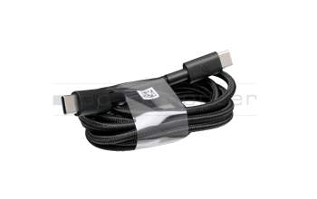 Cable de datos-/carga USB-C negro 1,20m para Asus ROG Phone 8 AI2401