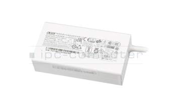 Cargador 65 vatios blanca delgado original para Acer Aspire (C22-1700)