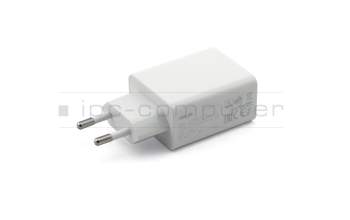 Cargador USB 18 vatios EU wallplug blanca original para Asus MeMo Pad (ME172V)