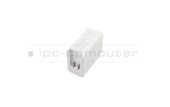 Cargador USB 18 vatios UK wallplug blanca original para Asus Fonepad 7 (ME372CL)