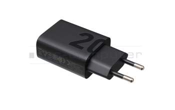 Cargador USB 20 vatios EU wallplug original para Lenovo Samrt Tab M10 HD (ZA52/(ZA5B)