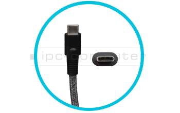 Cargador USB-C 110 vatios redondeado (incl. USB-A) (universal) original para HP Envy 17-cw0