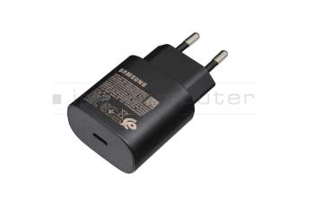 Cargador USB-C 25 vatios EU wallplug original cable incluido para Samsung Galaxy Book Go (NP345XLA)