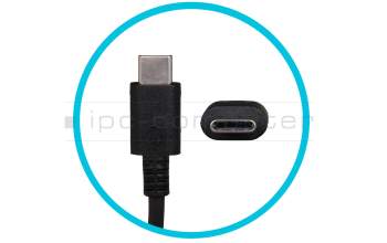 Cargador USB-C 45 vatios original para Acer TravelMate B3 (TMB311-33)