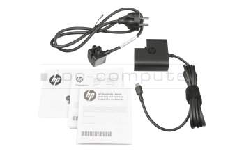 Cargador USB-C 45 vatios original para HP ChromeBook 15-de0000