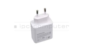 Cargador USB-C 65 vatios EU wallplug blanca original para Samsung Galaxy Book 15 (NP750XDA)