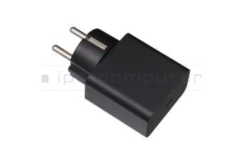 Cargador USB-C 65 vatios EU wallplug original para LG Gram 16 (16T90R)
