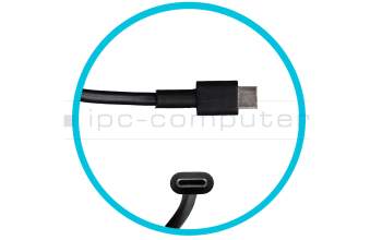 Cargador USB-C 65 vatios US wallplug original para Asus ZenBook 3 Deluxe UX490UA