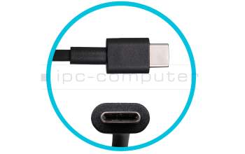 Cargador USB-C 65 vatios original para Dell Chromebook 11 (5190)