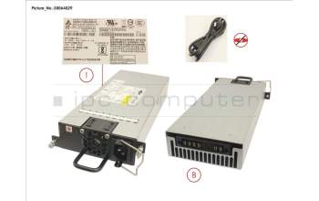 Fujitsu PSU ICX7450, 250W AC para Fujitsu PrimeCenter M2