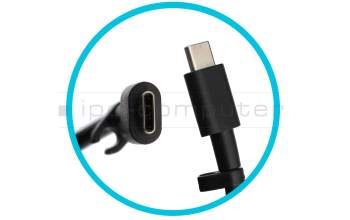 Dell 16 DC16256 original cargador USB-C 100 vatios redondeado