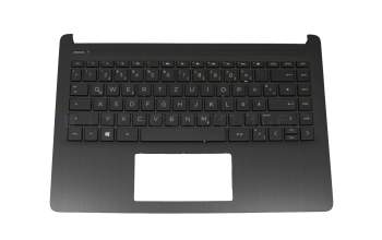 EA0PA003020-3 teclado incl. topcase original HP DE (alemán) negro/canaso