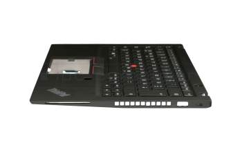 EA1BR000300 teclado incl. topcase original Lenovo DE (alemán) negro/negro con retroiluminacion y mouse stick