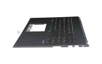 EAXKT00301A teclado incl. topcase original Asus DE (alemán) negro/antracita con retroiluminacion