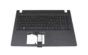 EAZAJ00201A teclado incl. topcase original Acer SF (suiza-francés) negro/negro