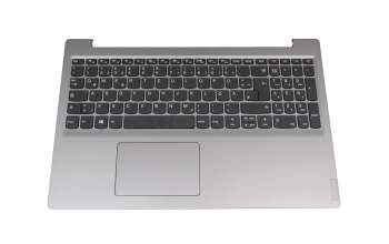 EC1A4000100 teclado incl. topcase original Lenovo DE (alemán) gris/plateado