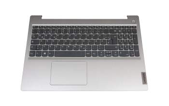 EC1JV000200 teclado incl. topcase original Lenovo DE (alemán) gris/plateado