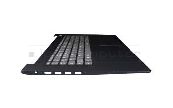 EC1JX000100 teclado incl. topcase original Lenovo DE (alemán) gris/azul (Fingerprint)