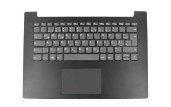 EC299CC0200 teclado incl. topcase original Lenovo DE (alemán) gris/negro estriado
