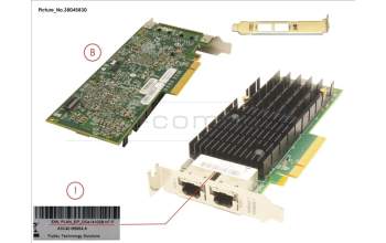 Fujitsu PLAN OCE14102-NT 2x 10Gbit Base-T para Fujitsu Primergy RX4770 M2