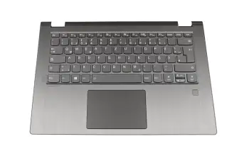ET173000100 teclado incl. topcase original Lenovo DE (alemán) gris/canaso con retroiluminacion