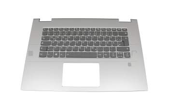 ET27G000100 teclado incl. topcase Lenovo DE (alemán) negro/plateado con retroiluminacion