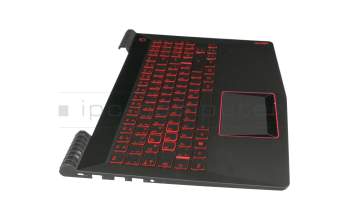 FA15P000300 teclado incl. topcase original Lenovo DE (alemán) negro/negro con retroiluminacion
