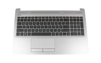 FA29M000J70-3 teclado incl. topcase original HP DE (alemán) negro/plateado