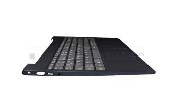 FA2GC000820 teclado incl. topcase original Lenovo DE (alemán) gris/azul