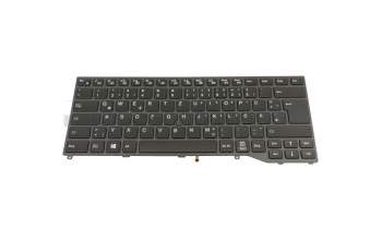 FJM16J76D06D85 teclado original Fujitsu DE (alemán) negro con mouse-stick