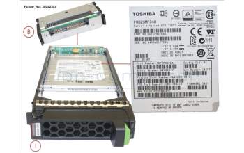 Fujitsu DX S3 MLC SSD 2.5\' 400GB SAS3 X1 para Fujitsu Eternus AF250