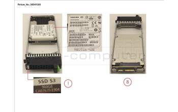 Fujitsu DXS3 MLC SSD SAS 960GB 12G 2.5 X1 para Fujitsu Eternus AF250
