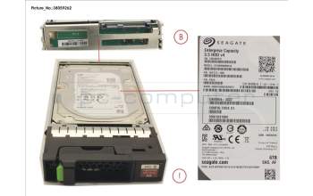 Fujitsu DX S4 HD DRIVE 3.5\' 6TB 7.2K para Fujitsu Eternus DX8900 S4