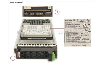 Fujitsu DX MLC SSD SAS 2.5\' 400GB 12G para Fujitsu Eternus AF250