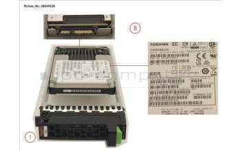 Fujitsu DX MLC SSD SAS 2.5\' 1.92TB 12G para Fujitsu Eternus AF250